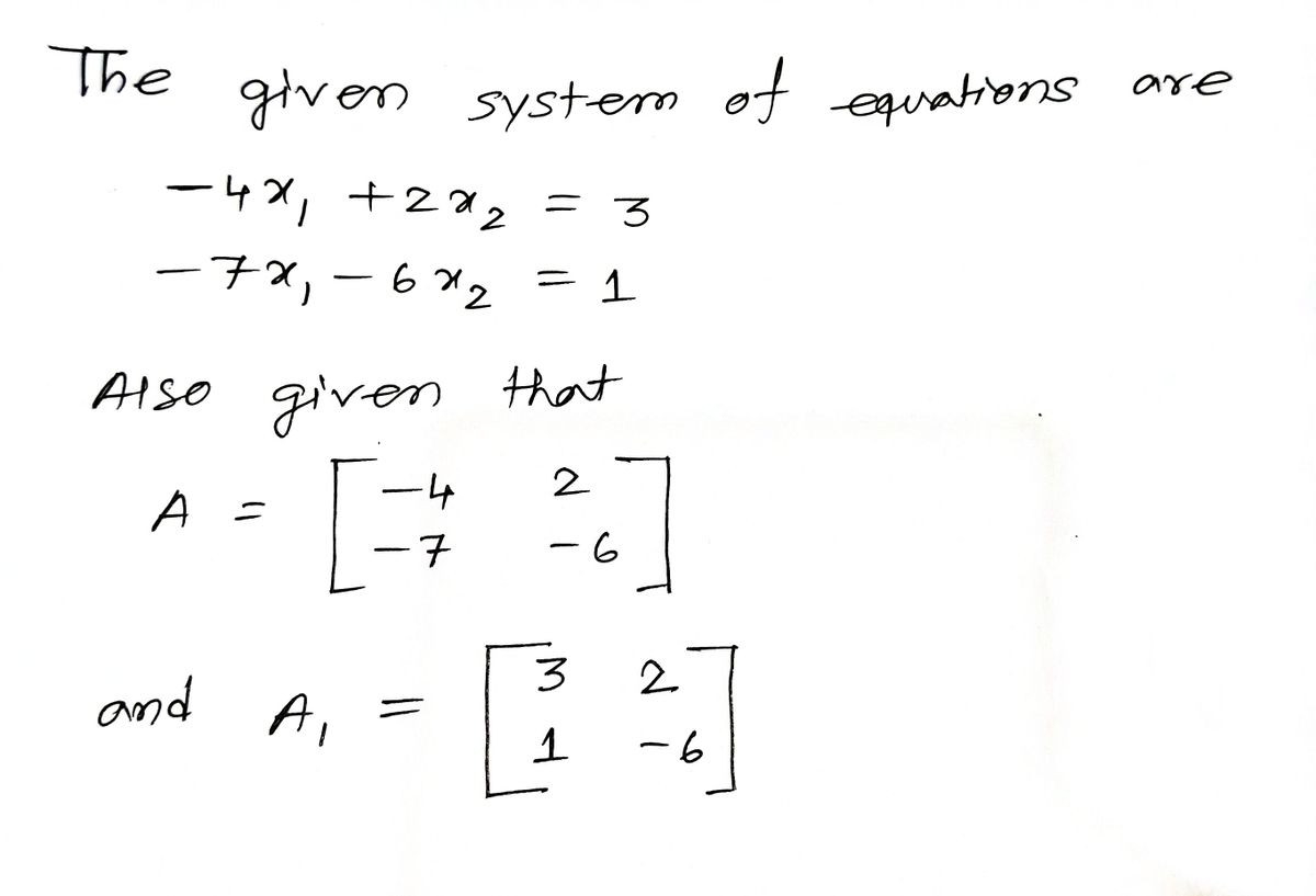 Algebra homework question answer, step 1, image 1